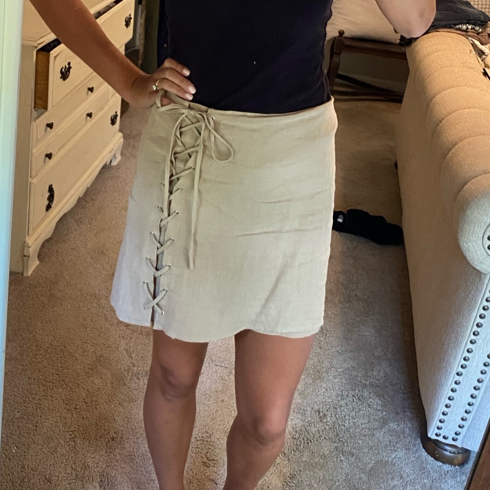 Linen skirt